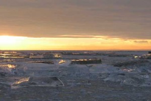 Neusiedlersee vollkommen zu geforen - war echt schön da - 2008